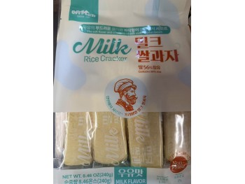 BAKER MILK RICE CRACKER  240.00 GRAM