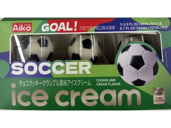 FRUITA SOCCER BALL ICE CREAM  3.00 PIECE