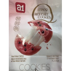 A1 RICE CAKE COOKIES STRAWBERRY FLA  90.00 GRAM