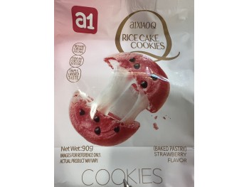 A1 RICE CAKE COOKIES STRAWBERRY FLA  90.00 GRAM