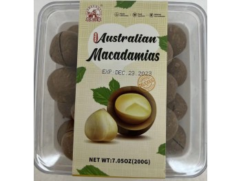 AUSTRALIAN MACADAMIAS 200.00 GRAM