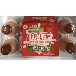 FORTUNE CHOICE DOUBLE LAYER PUDDING STARWBERRY FL 360.00 GRAM