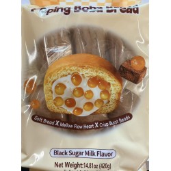 CIAO! POPING BOBA BREAD BROWN SUGAR MILK FLA 420.00 GRAM