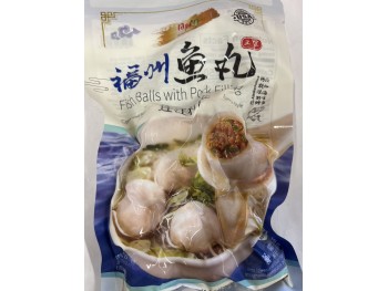 RW FUZHOU FISH BALLS WITH PORK FILLING 340.00 GRAM