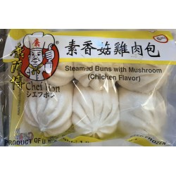 STEAMED BUNS WITH MUSHROOM (CHICKEN FLAVOR) 6.00 PIECE