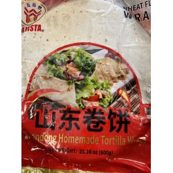 SHANDONG HOMEMADE TORTILLA WRAPS   600.00 GRAM