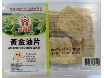 HAVISTA GOLDEN FRIED TOFU SLICES  300.00 GRAM