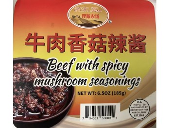 RH'S FARM SPICY BEEF WITH MUSHROOM SEASONINGS 185.00 GRAM