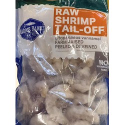 HARBOR BANKS SEAFOOD RAW SHRIMO TAIL-OFF  907.00 GRAM