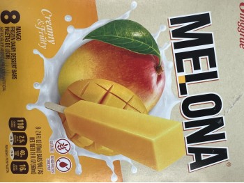 BINGGRAE - MELONA MANGO FLAVORED ICE BAR 8.00 PACK