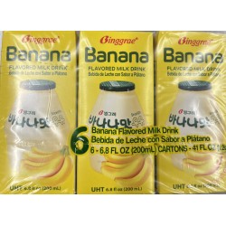 BANANA FLAVORED MILK DRINK  6.00 PACKET