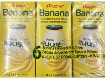 BANANA FLAVORED MILK DRINK  6.00 PACKET