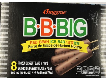 BINGGRAE RED BEAN ICE BAR 8P 19.00 OUNCE