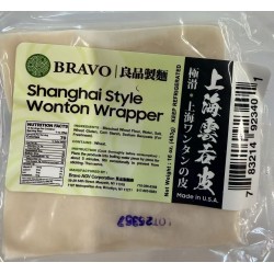 BRAVO SHANGHAI STYLE WONTON WRAPPER  453.00 GRAM