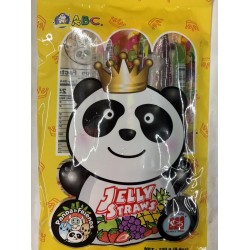 ABC PANDA FRIENDS JELLY STRAWS  250.00 GRAM