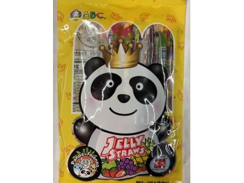 ABC PANDA FRIENDS JELLY STRAWS  250.00 GRAM