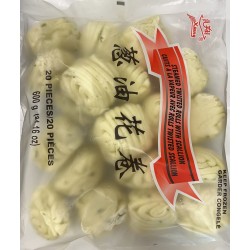 NX STEAMED TWISTED ROLLS WITH SCALLION  600.00 GRAM