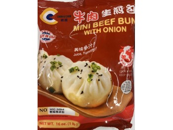 MINI BEEF BUN WITH ONION 16.00 OUNCE