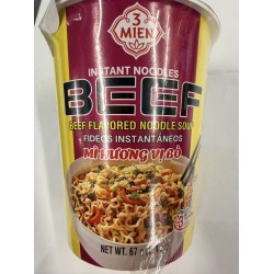 MIEN INSTANT NOODLES BEEF FLA  67.00 GRAM