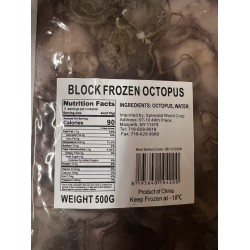 BLOCK FROZEN OCTOPUS 500.00 GRAM