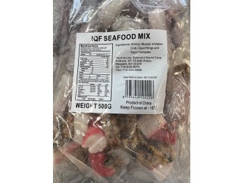 IQF SEAFOOD MIX  500.00 GRAM