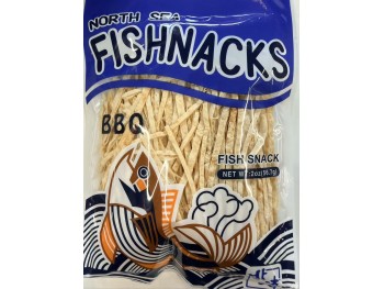 NORTH S FISHSNACK RGIG THIN BBQ FLA 2.00 OUNCE