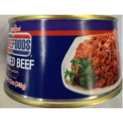 SAN MIGUEL PUREFOODS CORNED BEEF WITH JUICES 340.00 GRAM