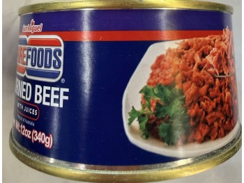 SAN MIGUEL PUREFOODS CORNED BEEF WITH JUICES 340.00 GRAM