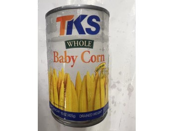 TKS WHOLE BABY CORN 15.00 OUNCE