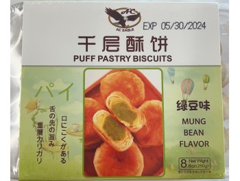 AC EAGLE PUFFY PASTRY BISCUIT MUNG BEAN  250.00 GRAM