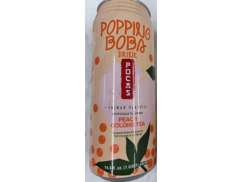 POCAS POPING BOBA PEACH OOLONG TEA  490.00 MILLILITER