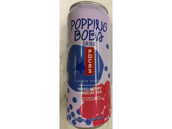 POCAS POPING BOBA MIXED BERRY HIBISCUS TEA  490.00 MILLILITER