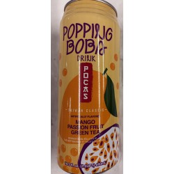 POCAS POPING BOBA MANGO PASSION TEA  490.00 MILLILITER