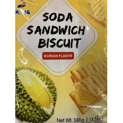 TKS SODA SANDWICH BISCUIT DURIAN FLA 380.00 GRAM