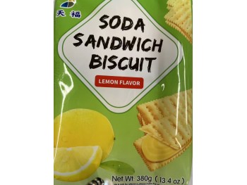 TKS SODA SANDWICH BISCUIT LEMON FLA 380.00 GRAM