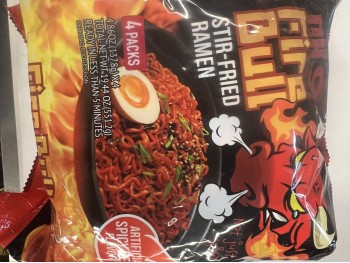 FIRE BULL STIR FRIED RAMEN 4.00 PACK