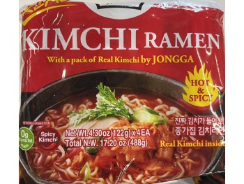 JONGGA KIMCHI RAMEN WITH REAL KIMCHI BAG 4.00 BAG