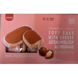 STRAWBERRY SOFT CHEESE CAKEGIFT BOX  420.00 GRAM