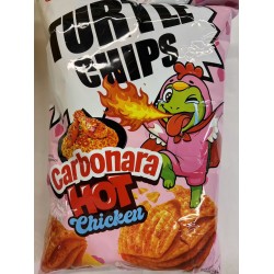 ORION TURTLE CHIPS CARBONARA HOT CHICKEN FLA  160.00 GRAM