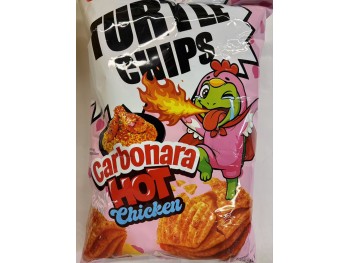 ORION TURTLE CHIPS CARBONARA HOT CHICKEN FLA  160.00 GRAM