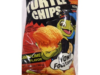 ORION TURTLE CHIPS  LIME FLA 160.00 GRAM