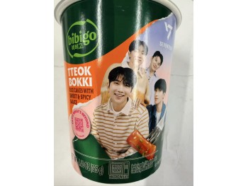 BIBIGO TTEOKBOKKI RICE CAKE WITH SWEET &SPICY SAUC 125.00 GRAM