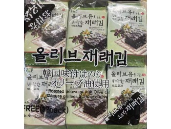 BKF GLOBAL ROASTED SEAWEED WITH OLIVE OIL  12.00 PACKET