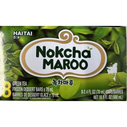 HAITAI GREEN TEA MAROO ICE BAR 8P 18.90 OUNCE