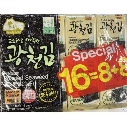 FAMILY BEAR PREMIUM ROASTED SEAWEED  16.00 PACKET