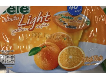 JELE LIGHT ORANGE FLA  6.00 PIECE