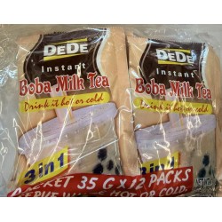 DEDE INSTANT BOBA MILK TEA 12.00 PACKET