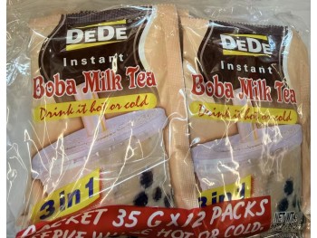 DEDE INSTANT BOBA MILK TEA 12.00 PACKET