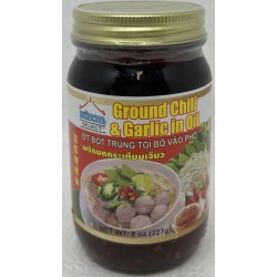 SIAM SELECT GROUND CHILI&GARLIC IN OIL  8.00 OUNCE