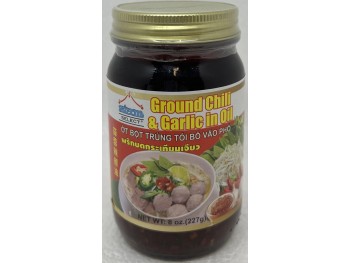 SIAM SELECT GROUND CHILI&GARLIC IN OIL  8.00 OUNCE